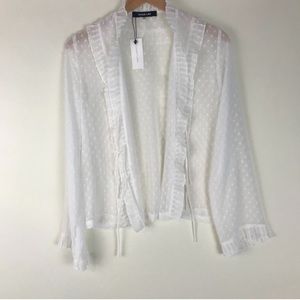 Sugar + lips sheer blouse